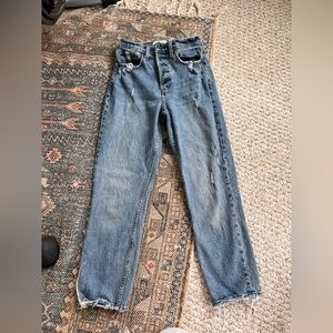 Button fly Abercrombie and Fitch women’s jeans. Size 26.